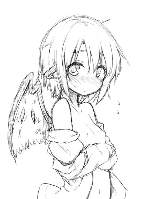 mystia lorelei (touhou) drawn by natsu_no_koucha