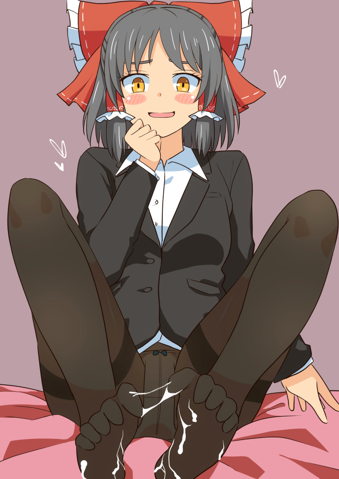 hakurei reimu and sananana (touhou and 1 more) drawn by meis_(terameisu)
