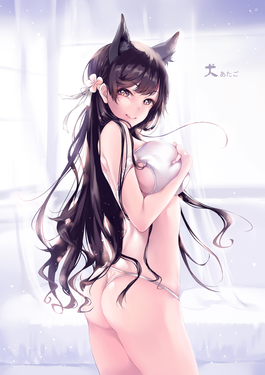 atago (azur lane) drawn by noodle-y