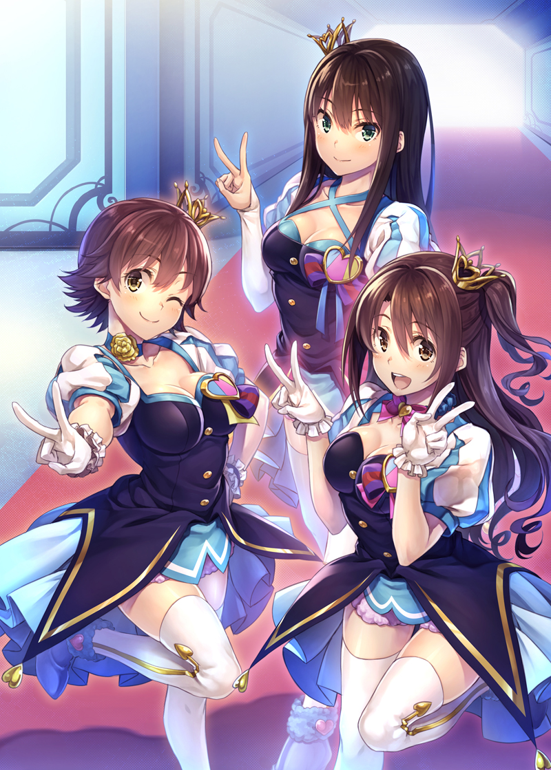 shibuya rin, shimamura uzuki, and honda mio (idolmaster and 1 more) drawn by nanaran