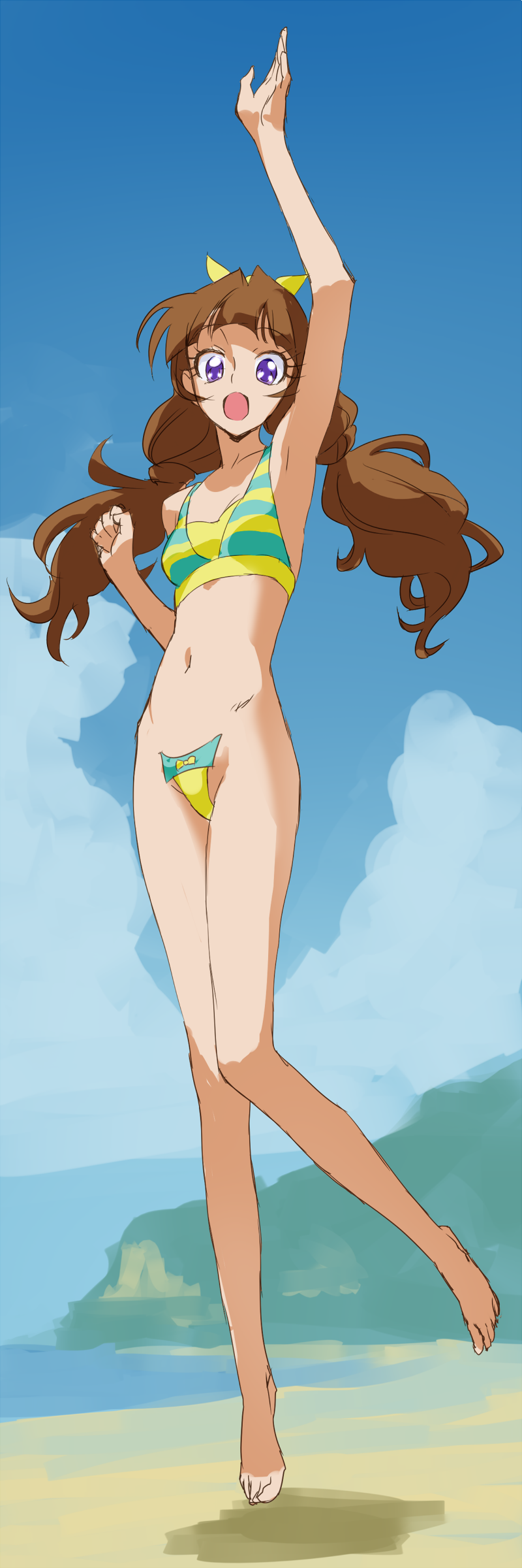 amanogawa kirara (precure and 1 more) drawn by nadeara_bukichi