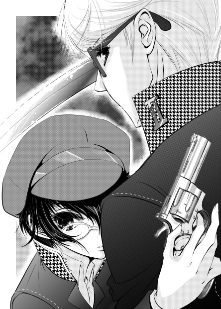 narukami yu and shirogane naoto (persona and 1 more) drawn by sakurasawa_yukino