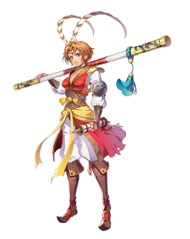 sun wukong and kirishima kanna (sakura taisen and 1 more)