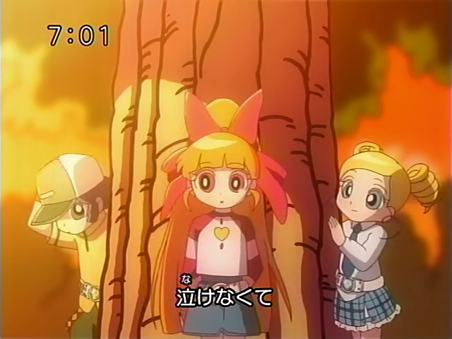 akazutsumi momoko, matsubara kaoru, and goutokuji miyako (powerpuff girls z)