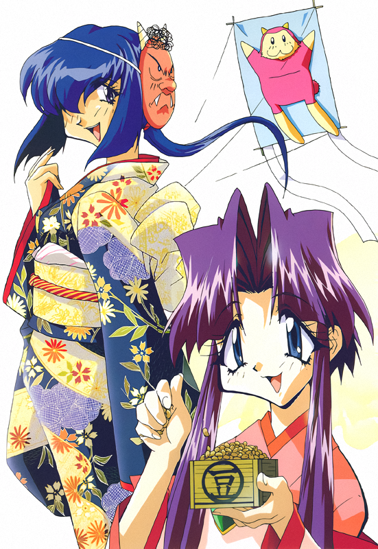 cherry and luchs (saber marionette j) drawn by shimamura_hidekazu