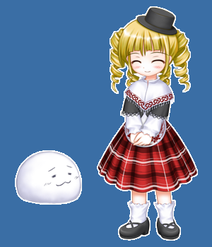 saionji miruku and marshmallow (ukagaka) drawn by 8_(ukagaka)