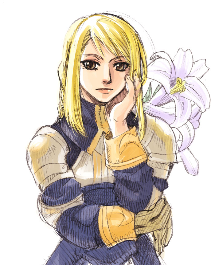 agrias oaks (final fantasy and 1 more) drawn by yamao105