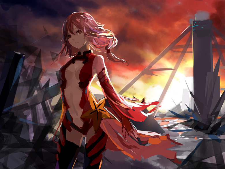 yuzuriha inori (guilty crown) drawn by kincora