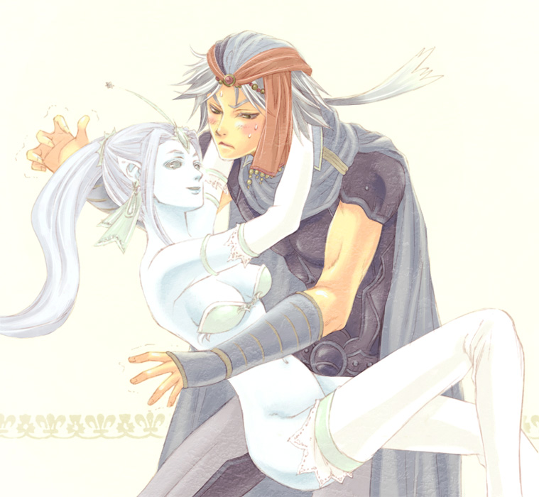 firion and shiva (final fantasy and 2 more) drawn by awatukisei