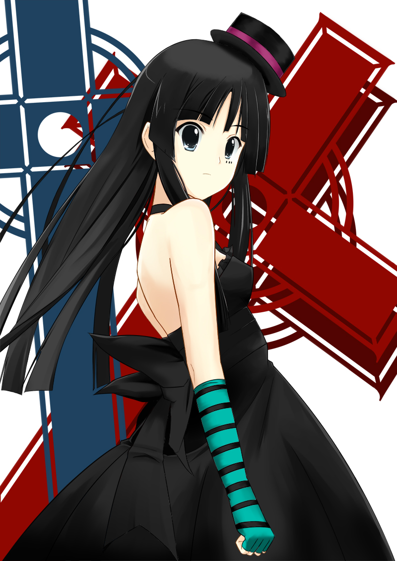 akiyama mio (k-on!) drawn by nejiru_(neji-maki)