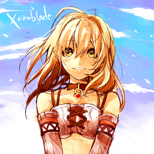 fiora (xenoblade chronicles and 1 more) drawn by senri_gan
