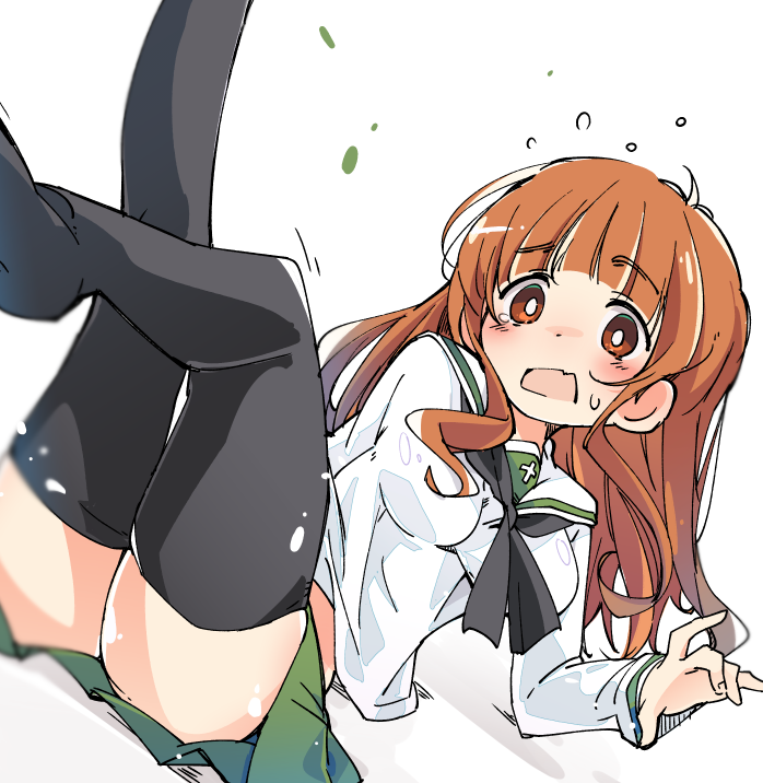 takebe saori (girls und panzer) drawn by ixy