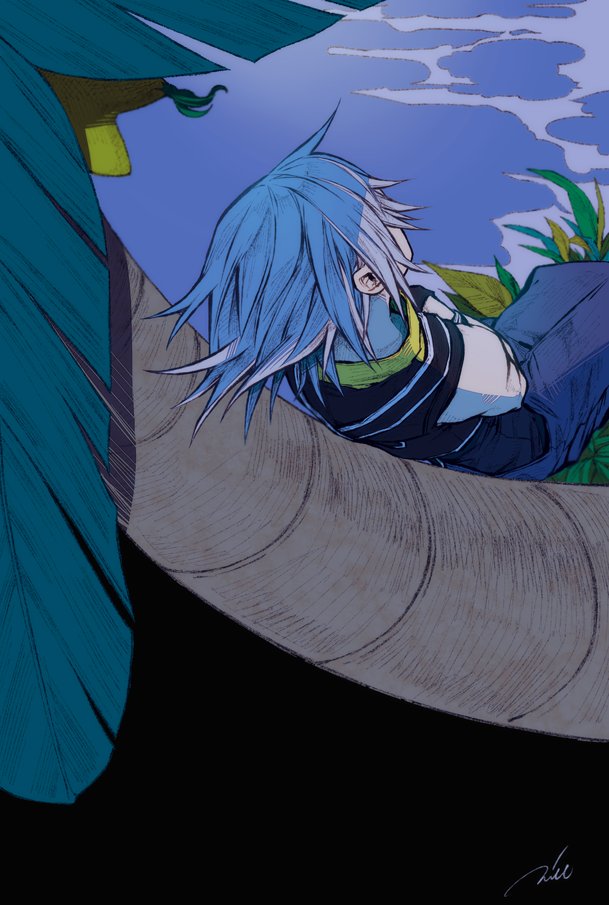 riku (kingdom hearts and 1 more) drawn by mim_(mimya0600)