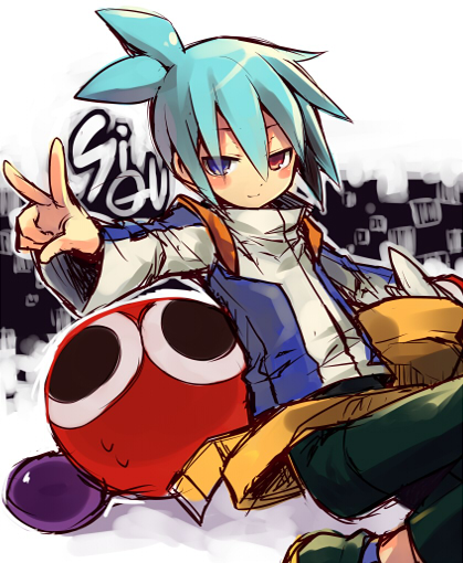 puyo and sig (puyopuyo and 1 more) drawn by ju-zika