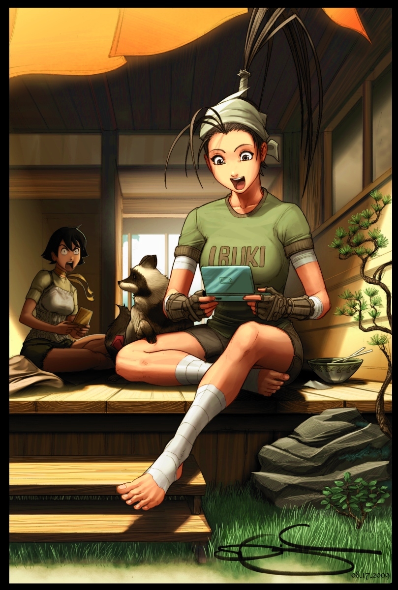 makoto, ibuki, and don (street fighter) drawn by omar_dogan