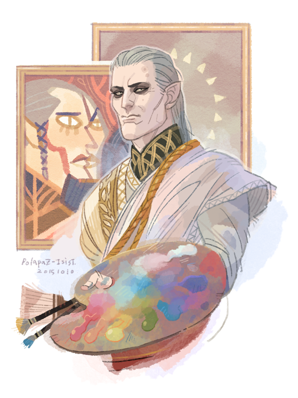 ge'els (the witcher and 1 more) drawn by isist