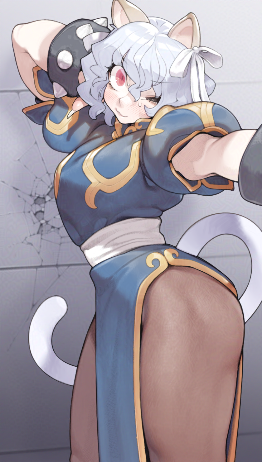 chun-li and neferpitou (street fighter and 2 more) drawn by aioi_u