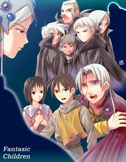 tina, helga, sesu, soreto, tohma, and 4 more (fantastic children) drawn by rakujin