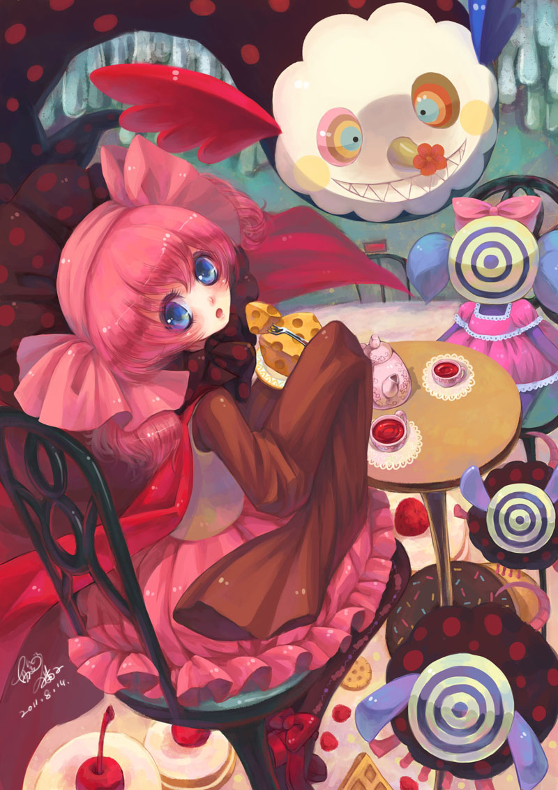 charlotte and pyotr (mahou shoujo madoka magica) drawn by sanmi_tenten