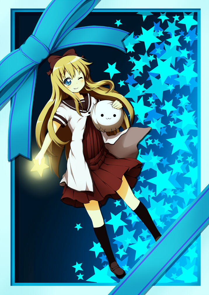 toshinou kyouko and namori (yuruyuri) drawn by jampen