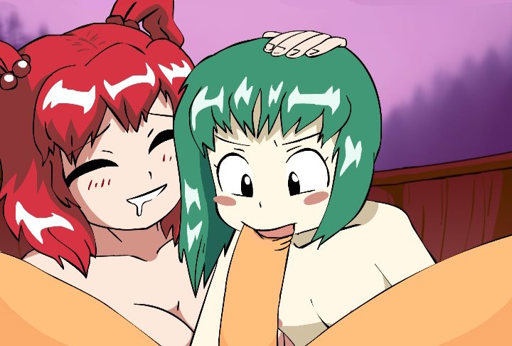 shiki eiki, onozuka komachi, death, and jackalman (touhou and 1 more) drawn by w.t.dinner