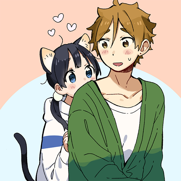 kitashirakawa tamako and ooji mochizou (tamako market) drawn by momose_(oqo)