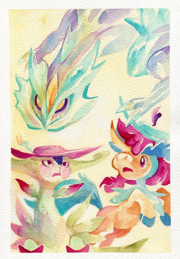 kyurem, keldeo, and virizion (pokemon and 1 more) drawn by glitchedpuppet