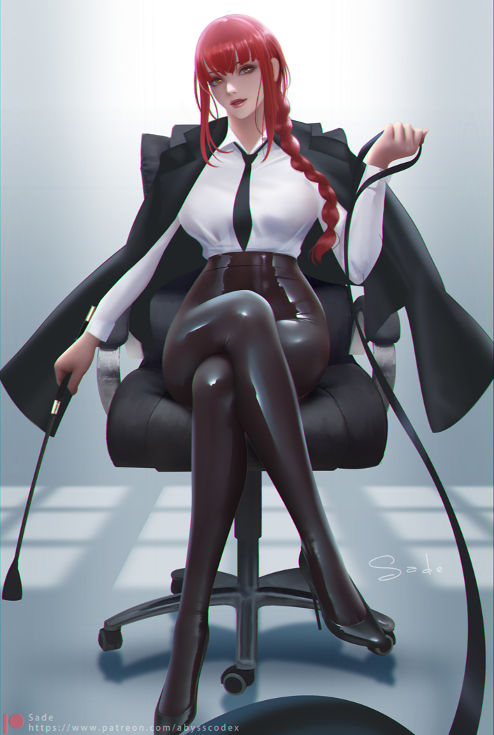 makima (chainsaw man) drawn by sade_abyss