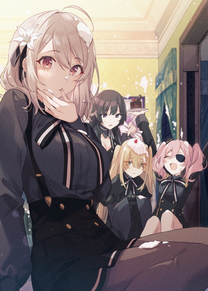 lily, annette, thea, and erna (spy kyoushitsu) drawn by tomari_(veryberry00)
