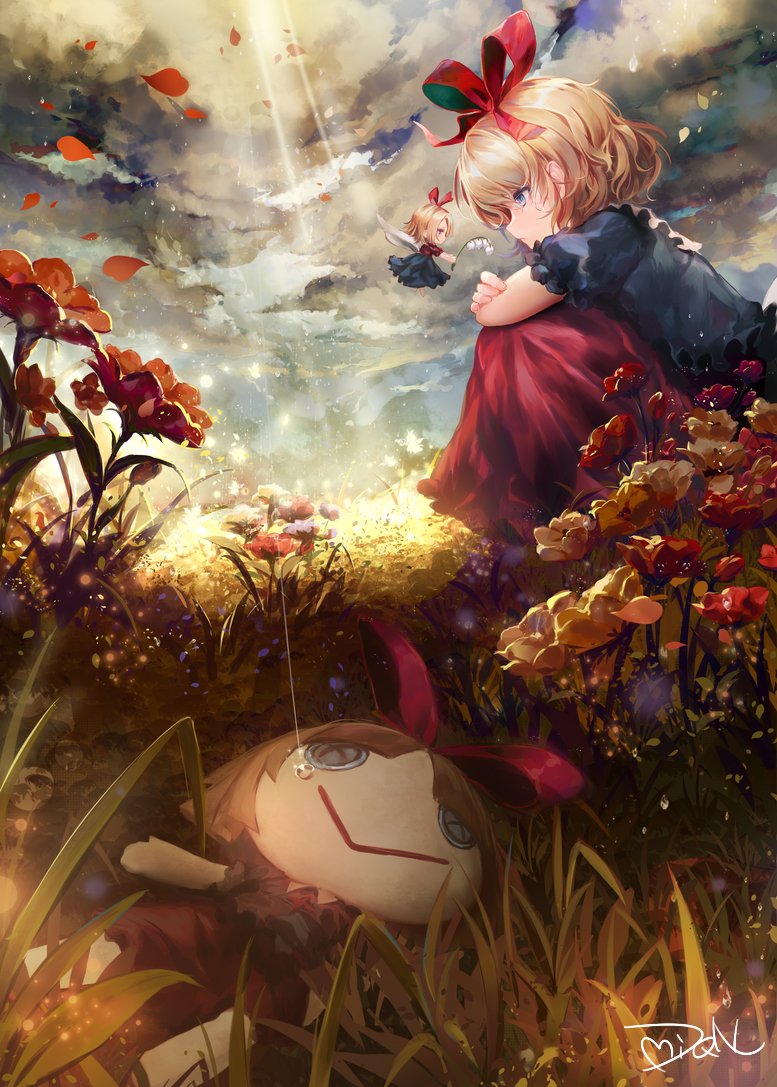 Medicine Melancholy And Su San Touhou Drawn By Dqn Dqnww Danbooru