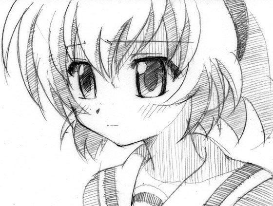 houjou satoko (higurashi no naku koro ni) drawn by gofu