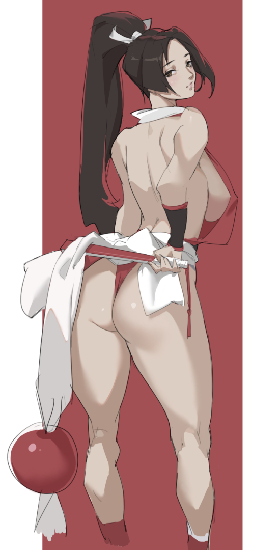 shiranui mai (the king of fighters and 1 more) drawn by ge_l