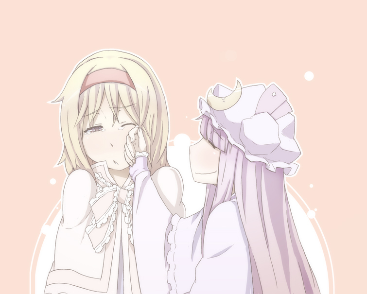alice margatroid and patchouli knowledge (touhou) drawn by ogata_hiro