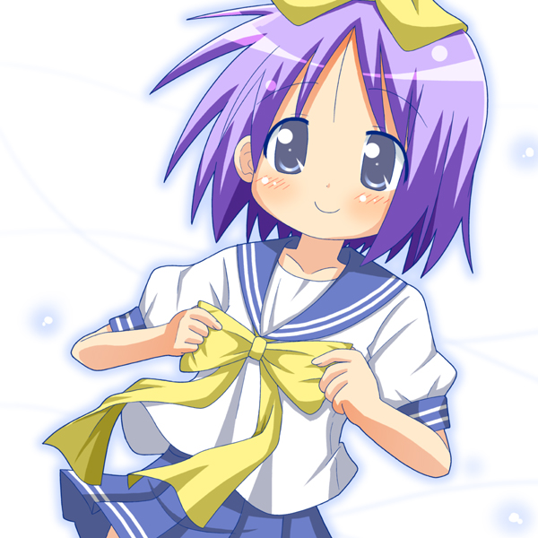 hiiragi tsukasa (lucky star) drawn by minami_(colorful_palette)