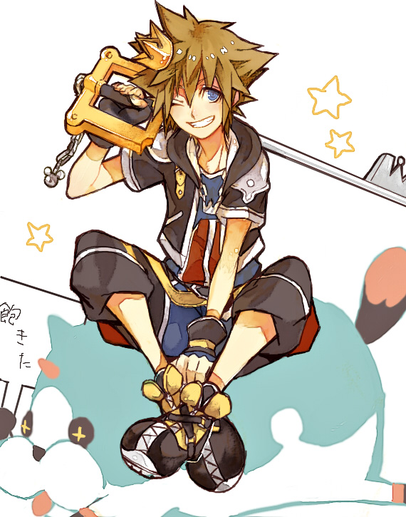 sora and wondernyan (kingdom hearts and 2 more) drawn by animo_(3895952)