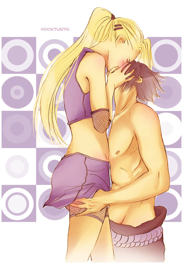 uchiha sasuke and yamanaka ino (naruto) drawn by rocktuete