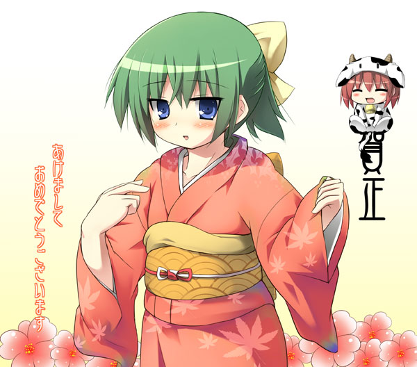 kobayakawa yutaka and iwasaki minami (lucky star) drawn by tekehiro