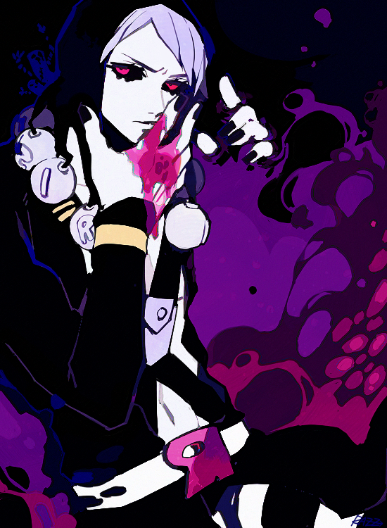 risotto nero and metallica (jojo no kimyou na bouken and 1 more) drawn by redlark_(r083)