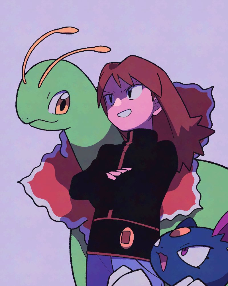 silver, sneasel, and meganium (pokemon and 1 more) drawn by tyako_089