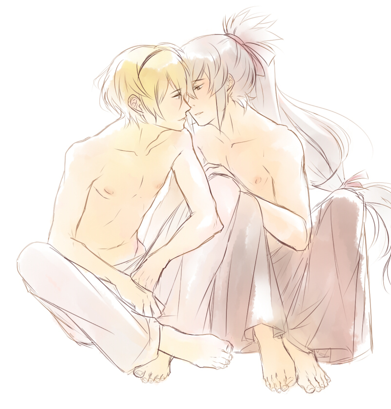 takumi and leo (fire emblem and 1 more) drawn by hasuyawn