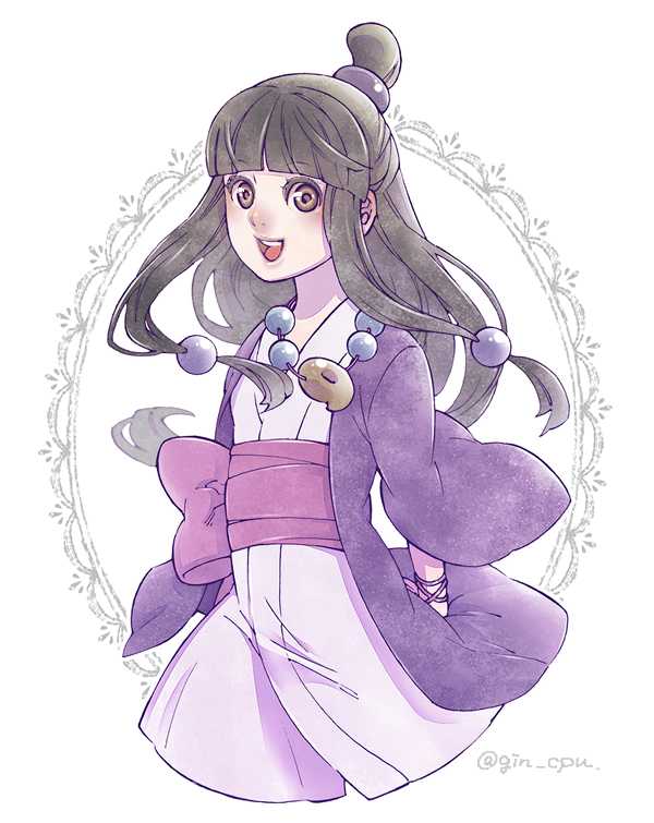 maya fey (ace attorney) drawn by kamimura_(gin_cpu)