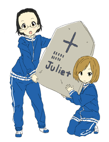 kinoshita shizuka and shima chizuru (k-on!) drawn by hamao