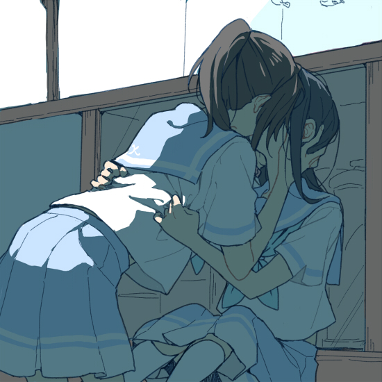 yoroizuka mizore and kasaki nozomi (hibike! euphonium and 1 more) drawn by ree_(re-19)