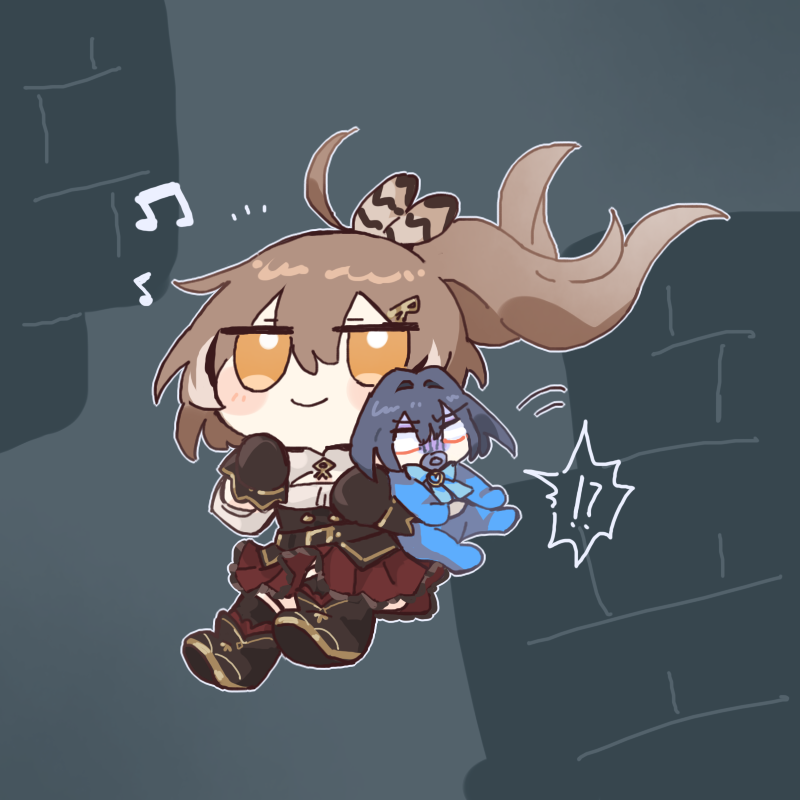 ouro kronii and nanashi mumei (hololive and 2 more) drawn by roro860512