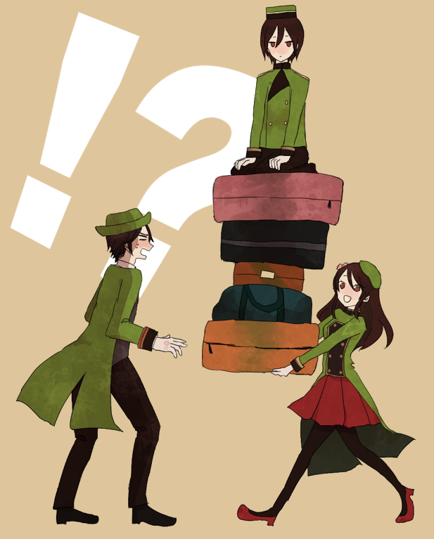 guan yinping, guan xing, and zhang bao (shin sangoku musou and 1 more) drawn by chenqunpero