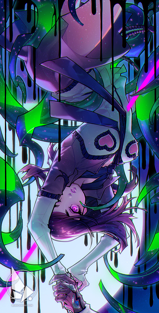 amano maya (persona and 1 more) drawn by barachan
