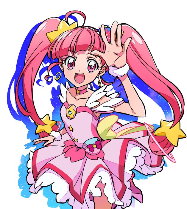 hoshina hikaru and cure star (precure and 1 more) drawn by yoko.u