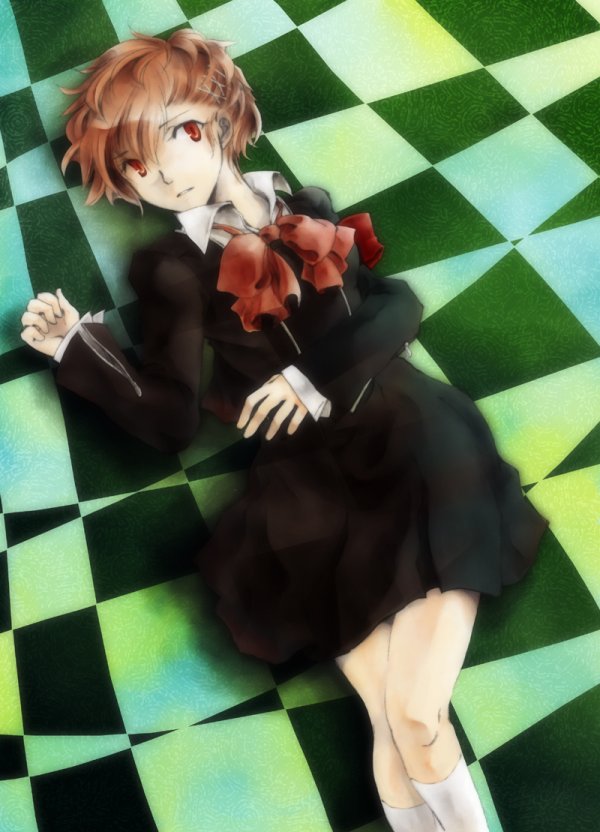 shiomi kotone (persona and 2 more) drawn by kizaki_rin