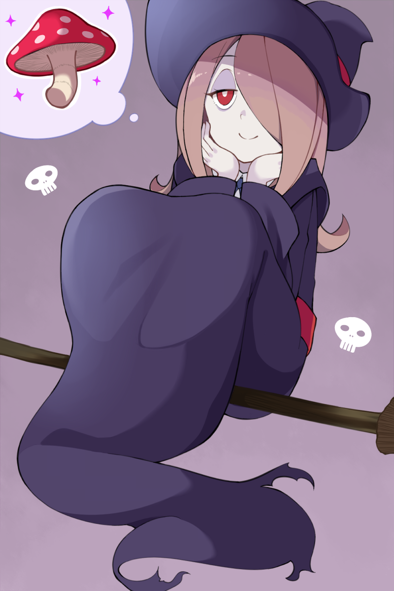 sucy manbavaran (little witch academia) drawn by gomashi_(goma)