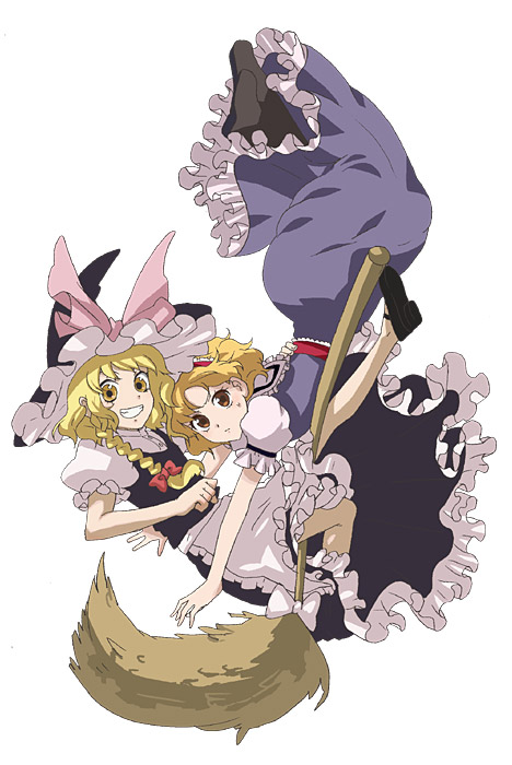 kirisame marisa and alice margatroid (touhou) drawn by umishima_senbon